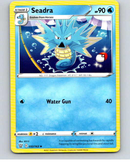 2021 Pokemon S&S Battle Styles #32 Seadra U V84621 Image 1