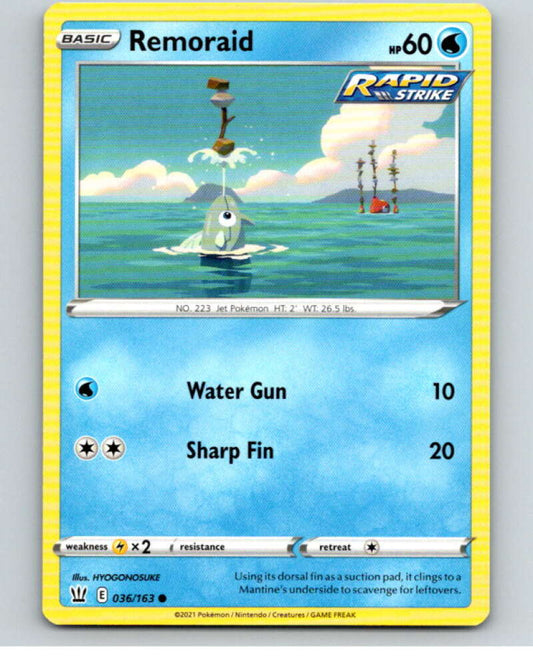2021 Pokemon S&S Battle Styles #36 Remoraid C V84629 Image 1