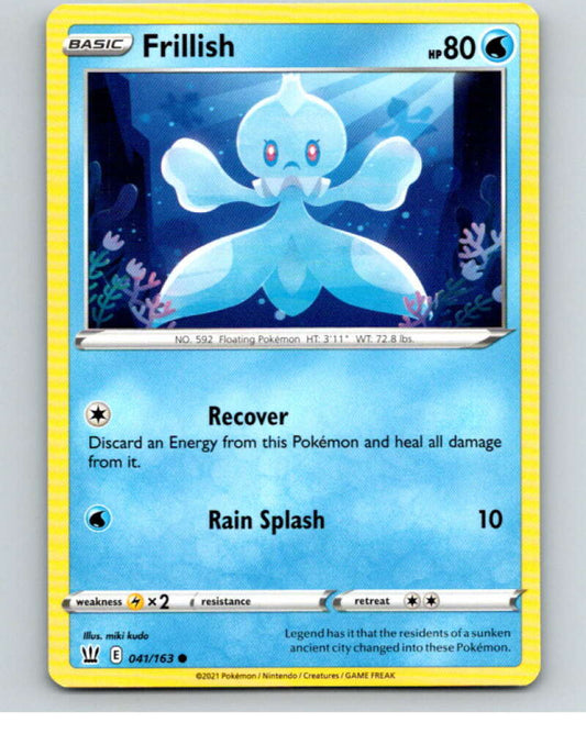 2021 Pokemon S&S Battle Styles #41 Frillish C V84640 Image 1