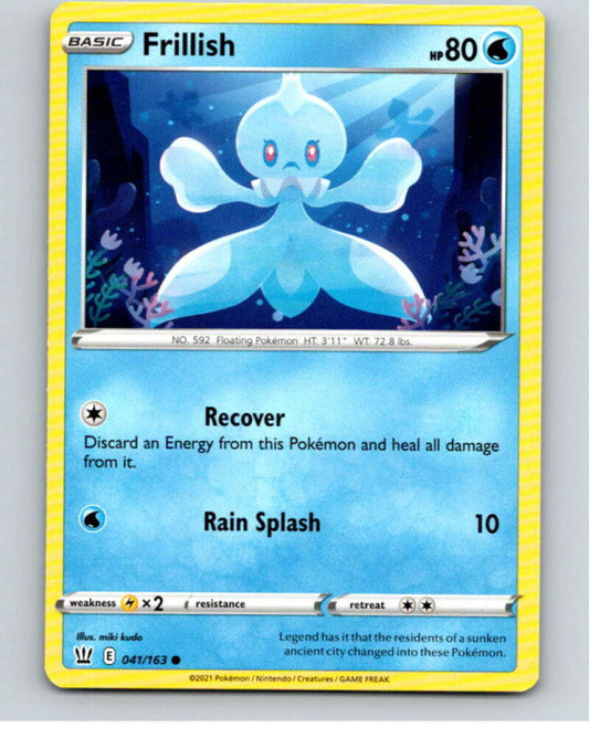2021 Pokemon S&S Battle Styles #41 Frillish C V84641 Image 1
