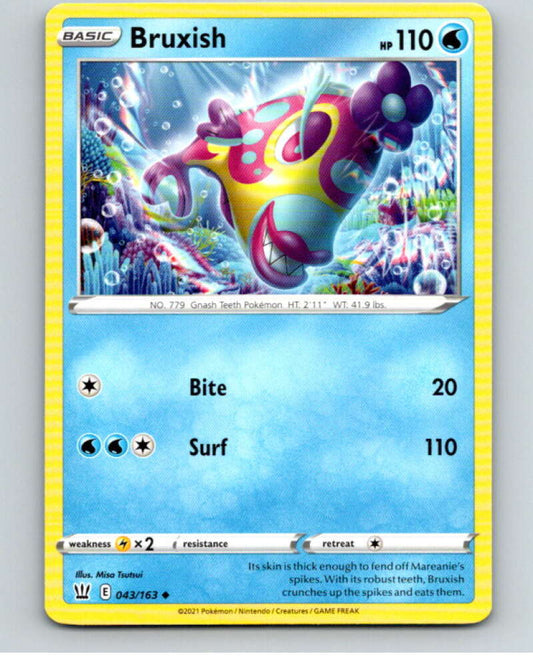 2021 Pokemon S&S Battle Styles #43 Bruxish U V84646 Image 1