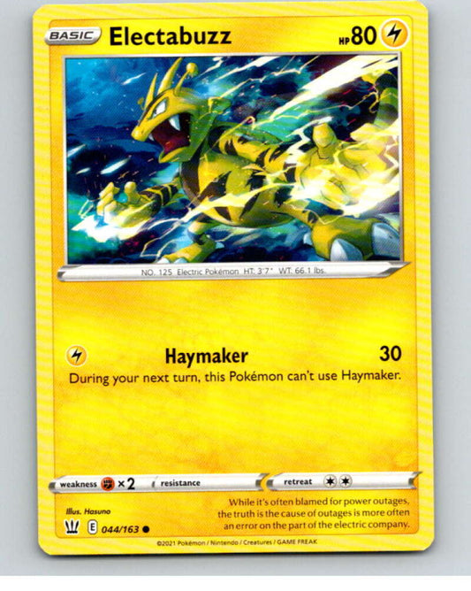 2021 Pokemon S&S Battle Styles #44 Electabuzz C V84652 Image 1