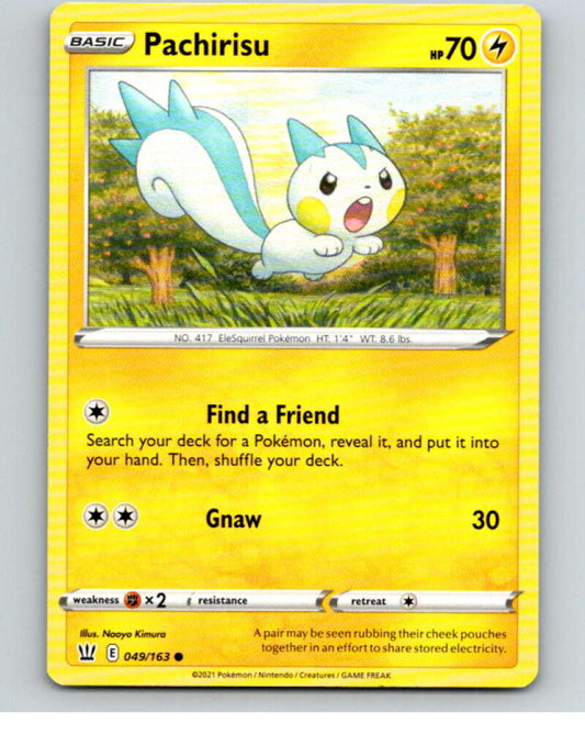 2021 Pokemon S&S Battle Styles #49 Pachirisu C V84663 Image 1