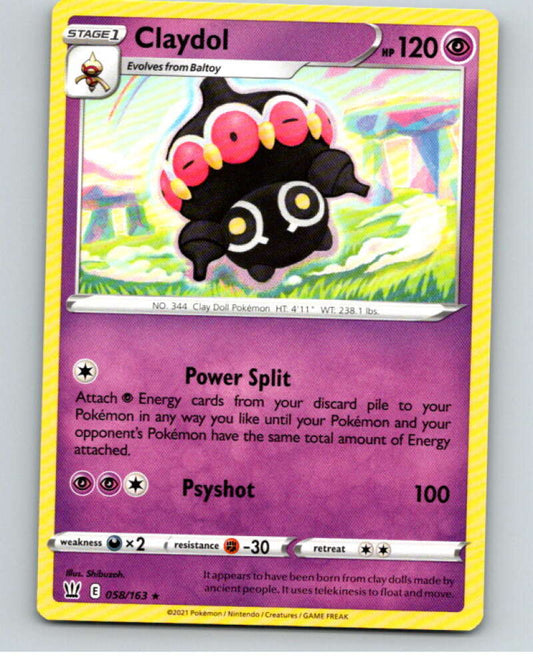 2021 Pokemon S&S Battle Styles #58 Claydol R V84686 Image 1