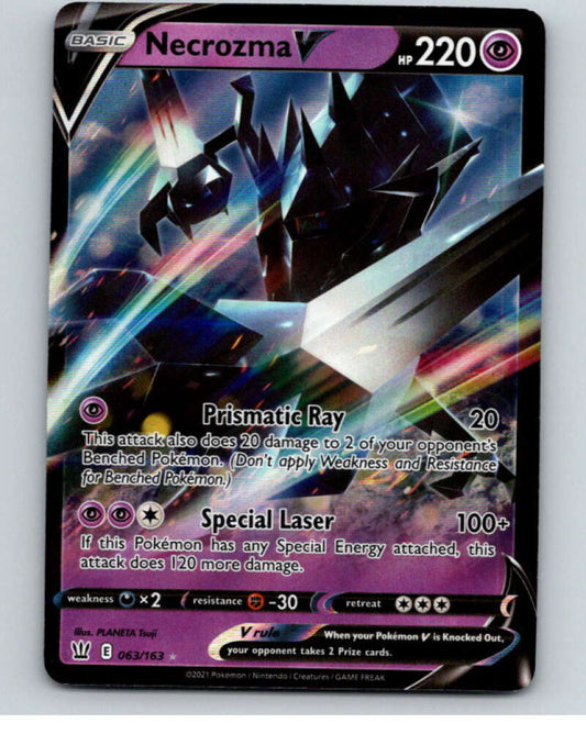 2021 Pokemon S&S Battle Styles #63 Necrozma V URR V84695 Image 1