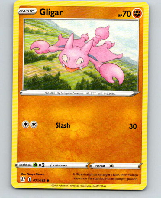 2021 Pokemon S&S Battle Styles #71 Gligar C V84715 Image 1