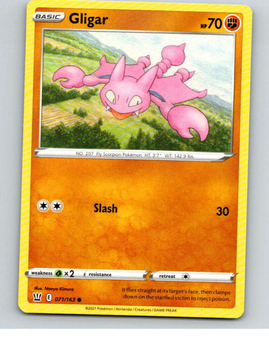 2021 Pokemon S&S Battle Styles #71 Gligar C V84716 Image 1