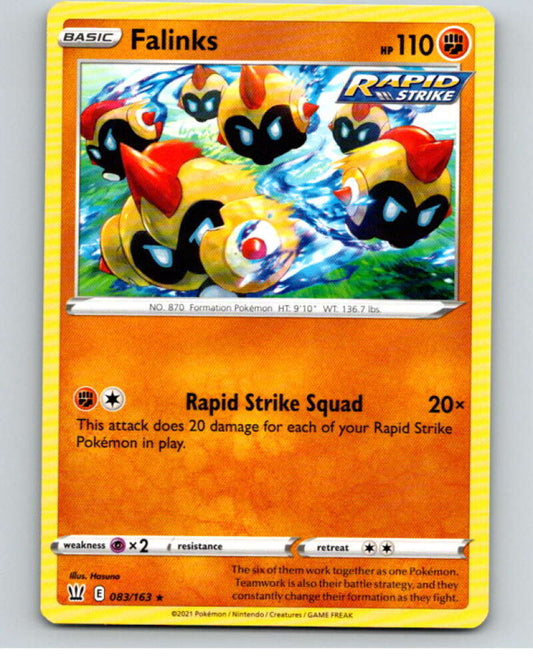 2021 Pokemon S&S Battle Styles #83 Falinks R V84749 Image 1