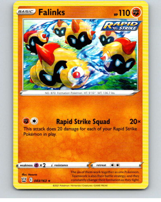 2021 Pokemon S&S Battle Styles #83 Falinks R V84750 Image 1