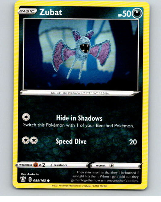 2021 Pokemon S&S Battle Styles #89 Zubat C V84752 Image 1