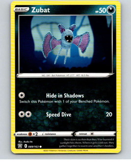 2021 Pokemon S&S Battle Styles #89 Zubat C V84753 Image 1