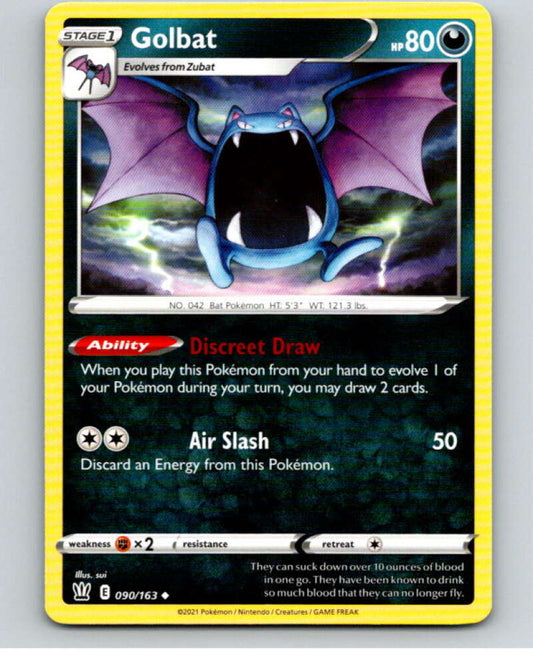 2021 Pokemon S&S Battle Styles #90 Golbat U V84756 Image 1