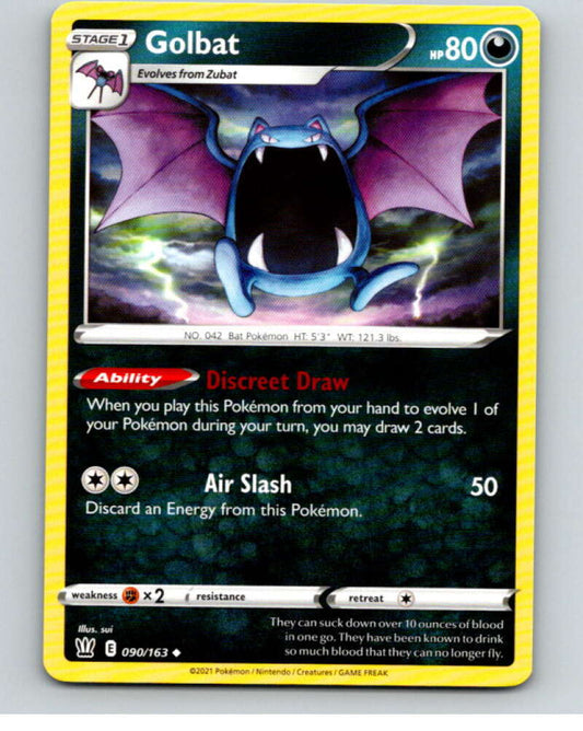 2021 Pokemon S&S Battle Styles #90 Golbat U V84757 Image 1