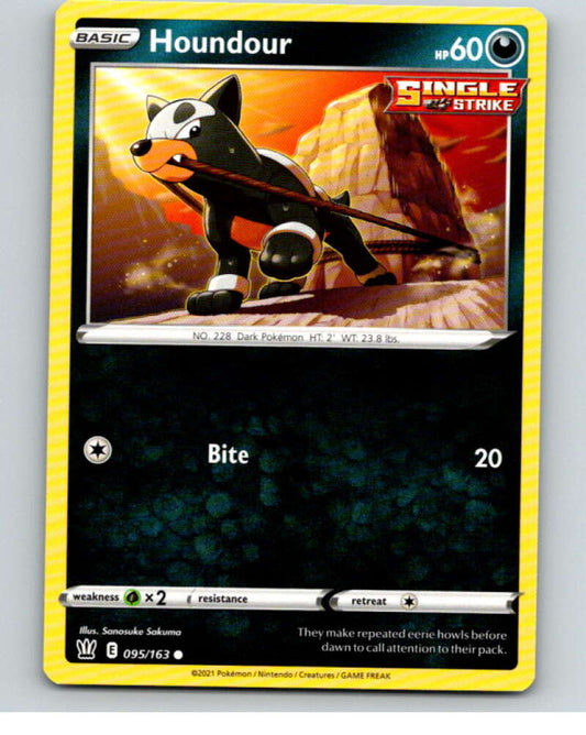 2021 Pokemon S&S Battle Styles #95 Houndour C V84770 Image 1