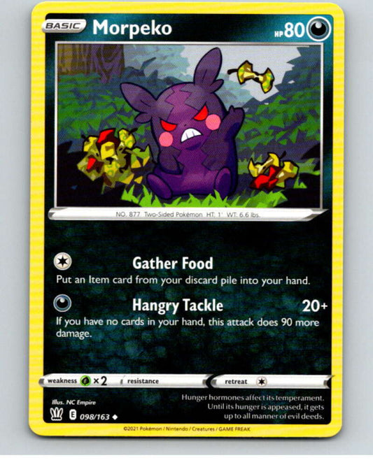 2021 Pokemon S&S Battle Styles #98 Morpeko U V84775 Image 1