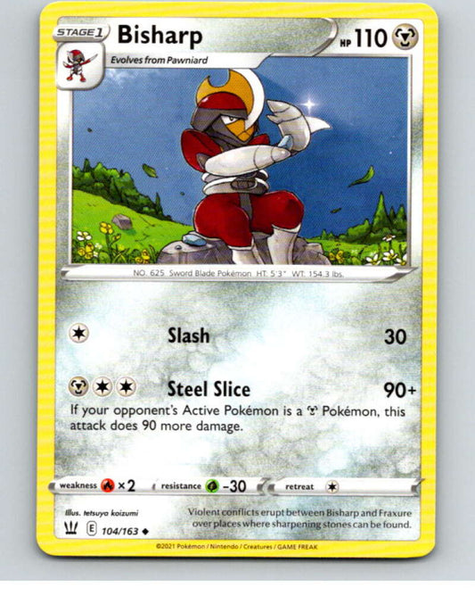 2021 Pokemon S&S Battle Styles #104 Bisharp U V84790 Image 1