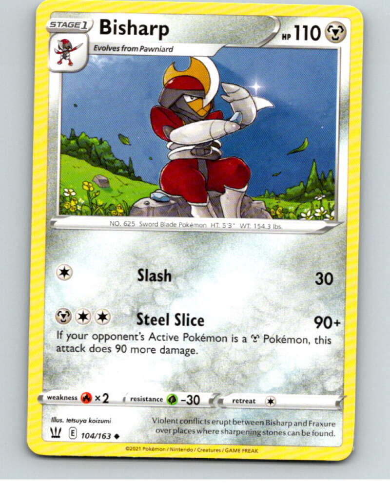 2021 Pokemon S&S Battle Styles #104 Bisharp U V84791 Image 1