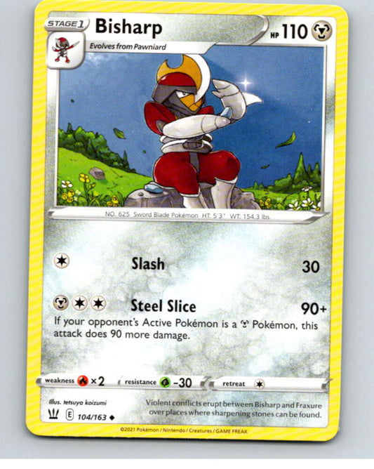 2021 Pokemon S&S Battle Styles #104 Bisharp U V84791 Image 1