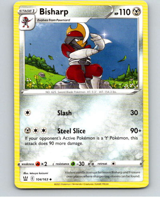 2021 Pokemon S&S Battle Styles #104 Bisharp U V84792 Image 1