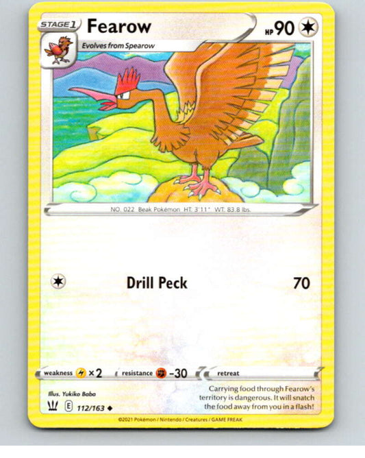 2021 Pokemon S&S Battle Styles #112 Fearow U V84810 Image 1