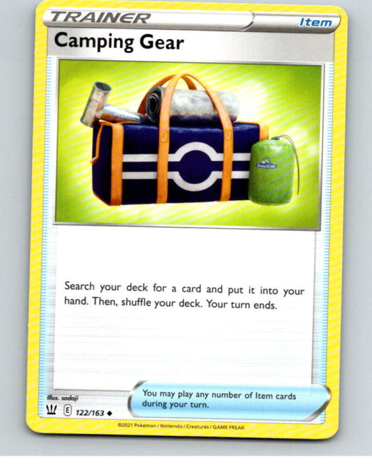 2021 Pokemon S&S Battle Styles #122 Camping Gear U V84833 Image 1