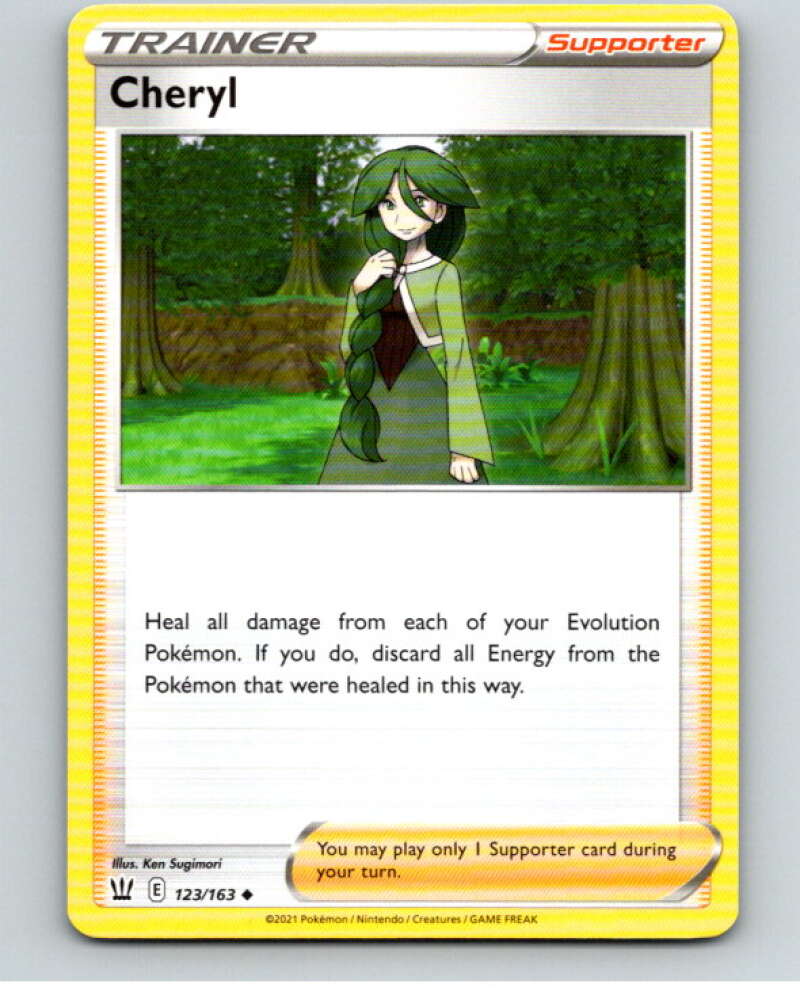 2021 Pokemon S&S Battle Styles #123 Cheryl U V84834 Image 1