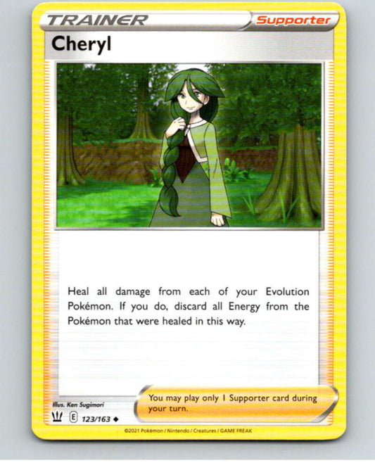 2021 Pokemon S&S Battle Styles #123 Cheryl U V84834 Image 1