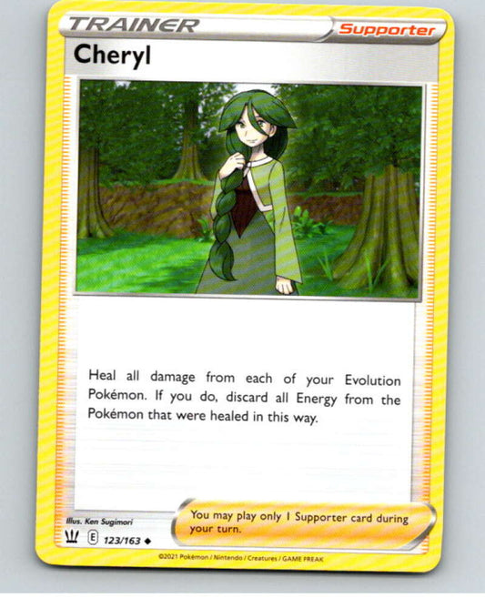 2021 Pokemon S&S Battle Styles #123 Cheryl U V84836 Image 1