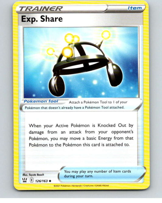 2021 Pokemon S&S Battle Styles #126 Exp. Share U V84840 Image 1