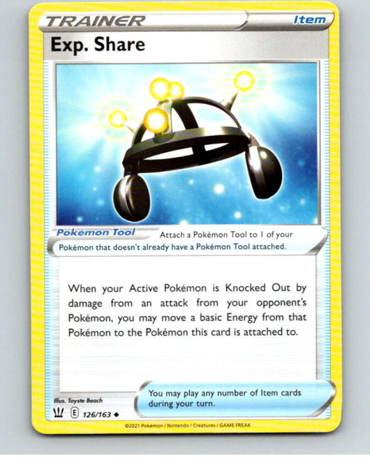2021 Pokemon S&S Battle Styles #126 Exp. Share U V84841 Image 1