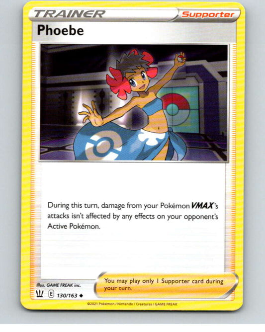 2021 Pokemon S&S Battle Styles #130 Phoebe U V84847 Image 1