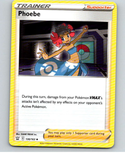 2021 Pokemon S&S Battle Styles #130 Phoebe U V84848 Image 1