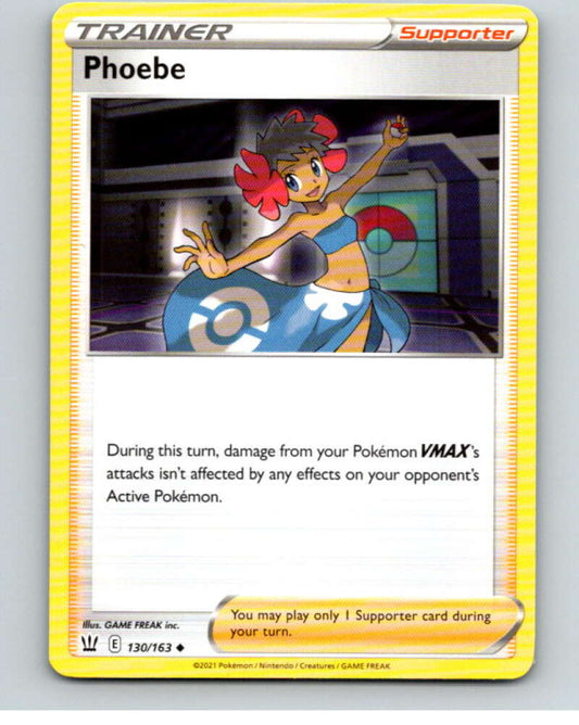 2021 Pokemon S&S Battle Styles #130 Phoebe U V84849 Image 1