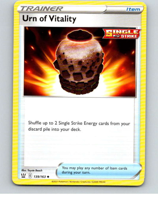 2021 Pokemon S&S Battle Styles #139 Urn of Vitality U V84866 Image 1