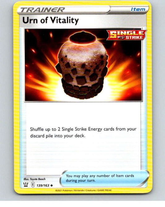2021 Pokemon S&S Battle Styles #139 Urn of Vitality U V84867 Image 1