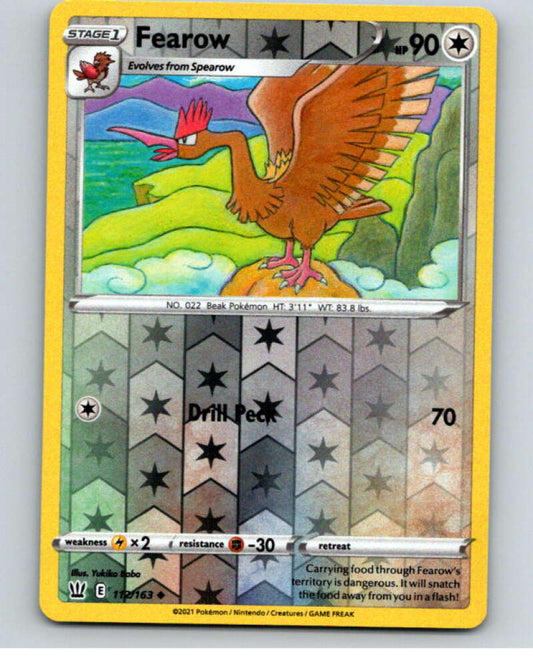 2021 Pokemon S&S Battle Styles Reverse Foil #112 Fearow U V84935 Image 1