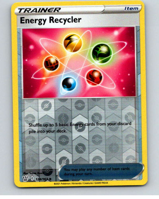 2021 Pokemon S&S Battle Styles Reverse Foil #124 Energy Recycler U V84938 Image 1