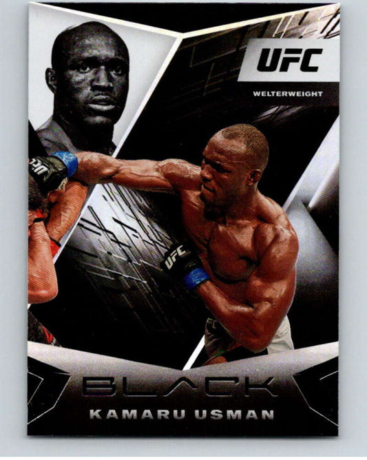 2021 Panini MMA Chronicles  Black #104 Kamaru Usman MMA   V84947 Image 1