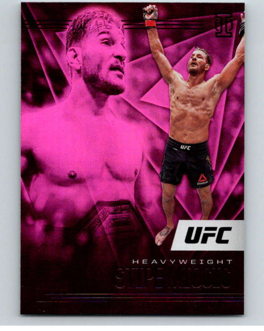 2021 Panini MMA Chronicles  Illusions Pink #168 Stipe Miocic MMA  V84980 Image 1