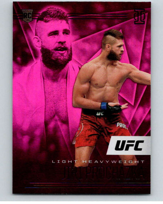 2021 Panini MMA Chronicles  Illusions Pink #180 Jiri Prochazka MMA Light  V84981 Image 1
