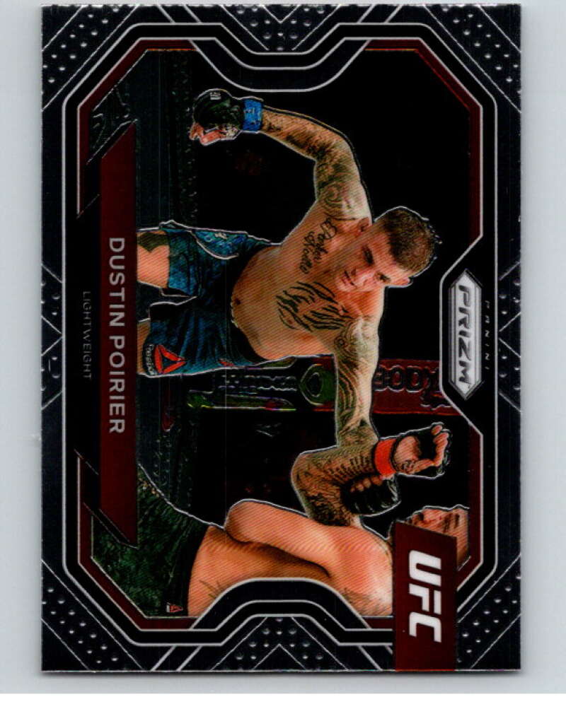 2021 Panini MMA UFC #128 Dustin Poirier Horizontal    V85027 Image 1