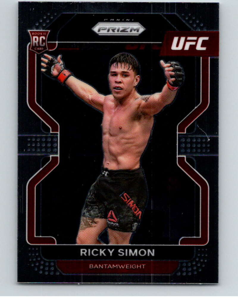 2022 Panini MMA Prizm #112 Ricky Simon  RC Rookie  V85082 Image 1