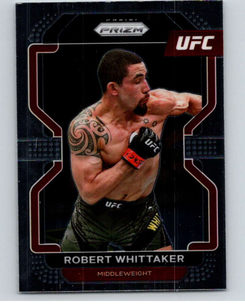 2022 Panini MMA Prizm #132 Robert Whittaker   V85096 Image 1