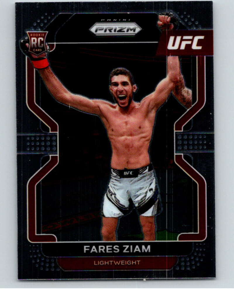 2022 Panini MMA Prizm #143 Fares Ziam  RC Rookie  V85099 Image 1
