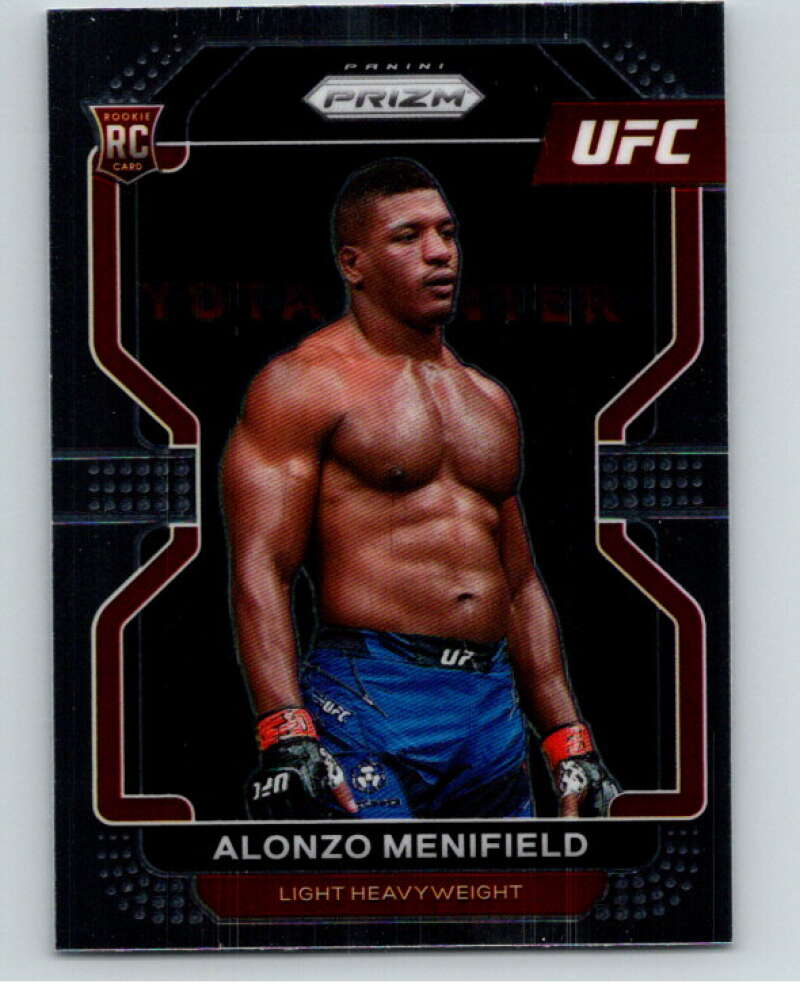 2022 Panini MMA Prizm #157 Alonzo Menifield  RC Rookie  V85106 Image 1
