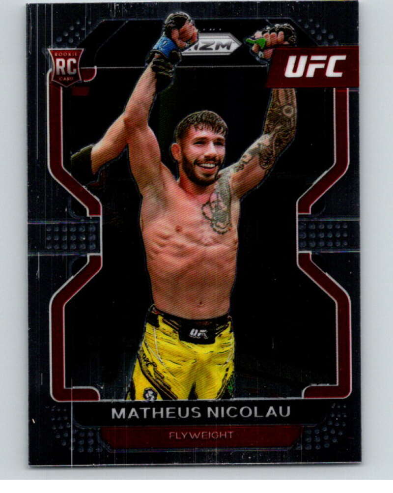 2022 Panini MMA Prizm #168 Matheus Nicolau  RC Rookie  V85113 Image 1