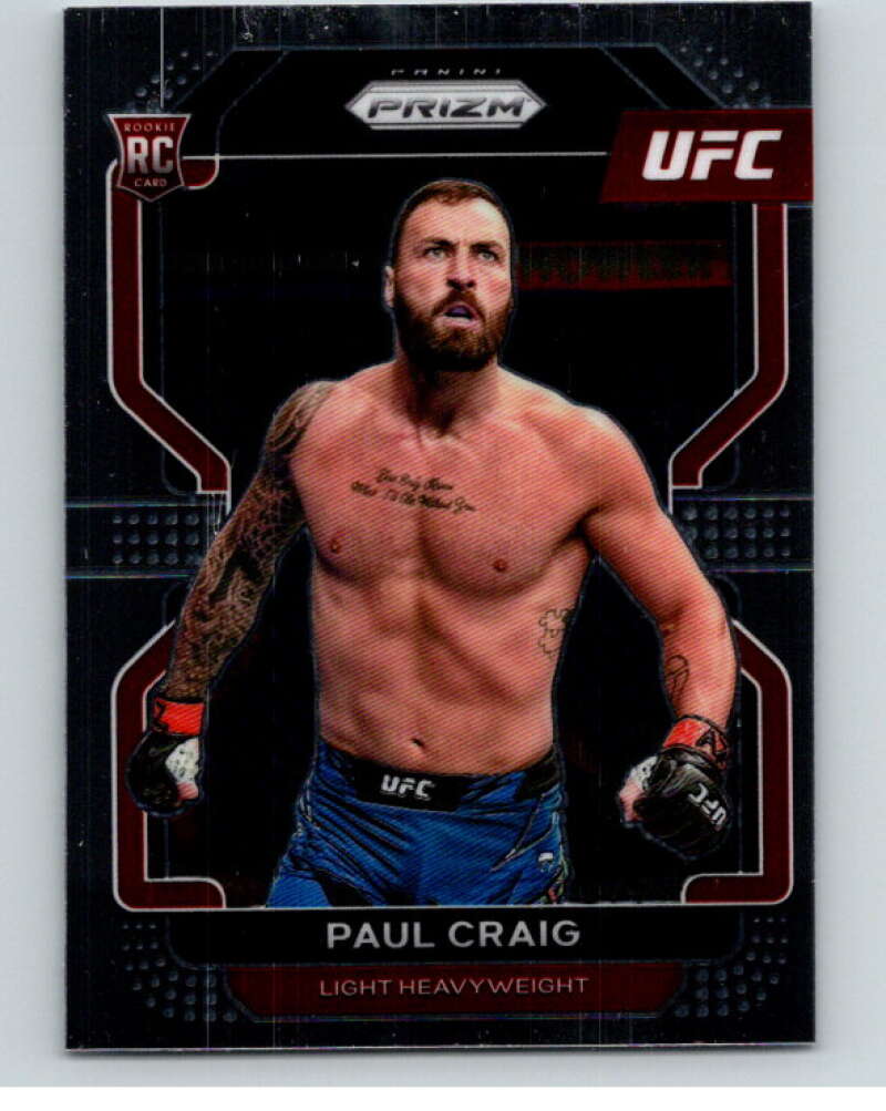 2022 Panini MMA Prizm #170 Paul Craig  RC Rookie  V85114 Image 1