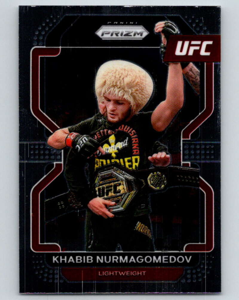 2022 Panini MMA Prizm #196 Khabib Nurmagomedov   V85127 Image 1
