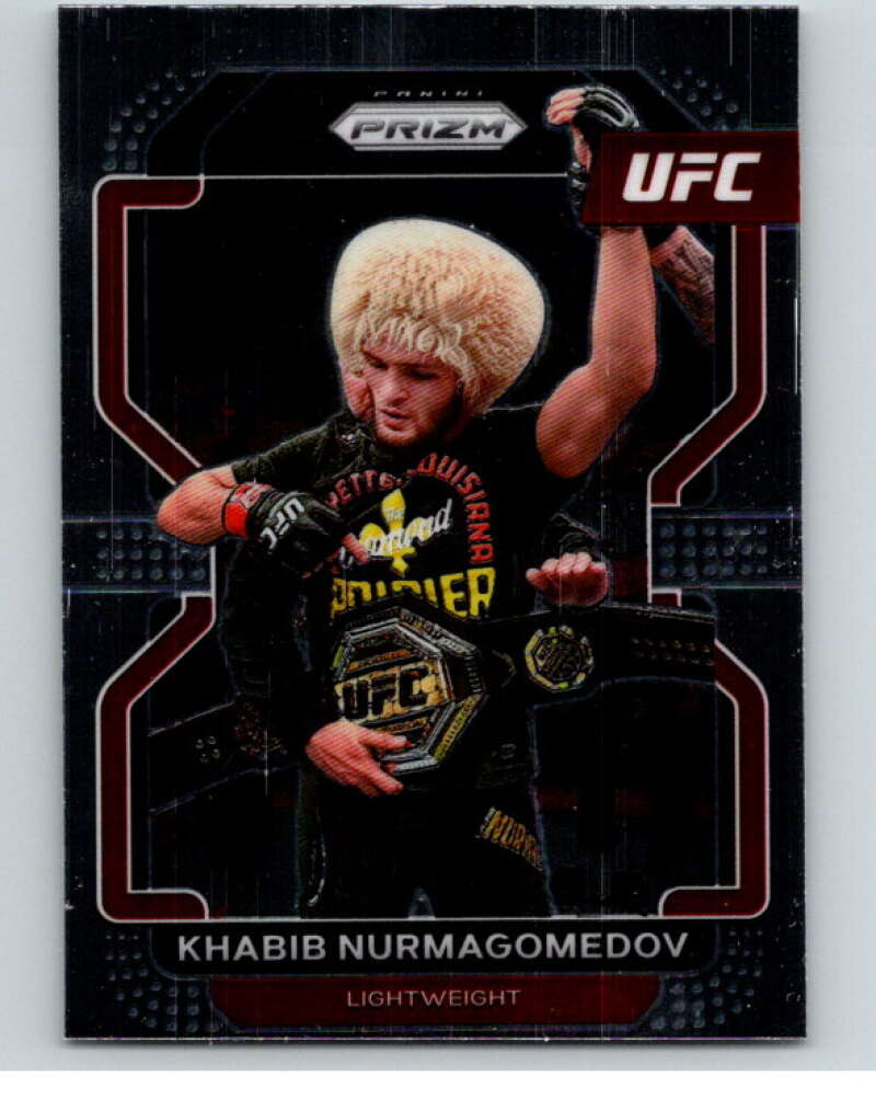 2022 Panini MMA Prizm #196 Khabib Nurmagomedov   V85131 Image 1