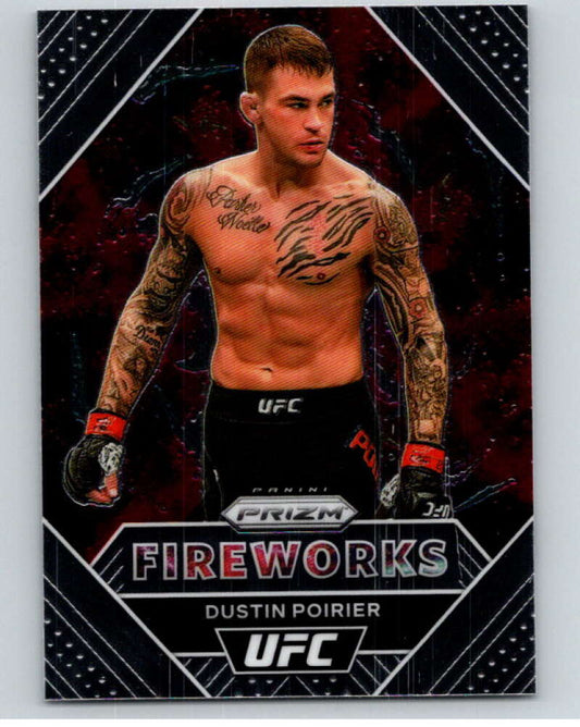 2021 Panini MMA UFC Fireworks #19 Dustin Poirier   V85134 Image 1